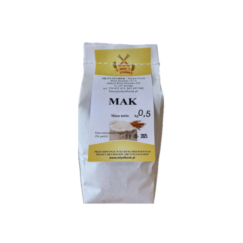 Mak niebieski 500g.