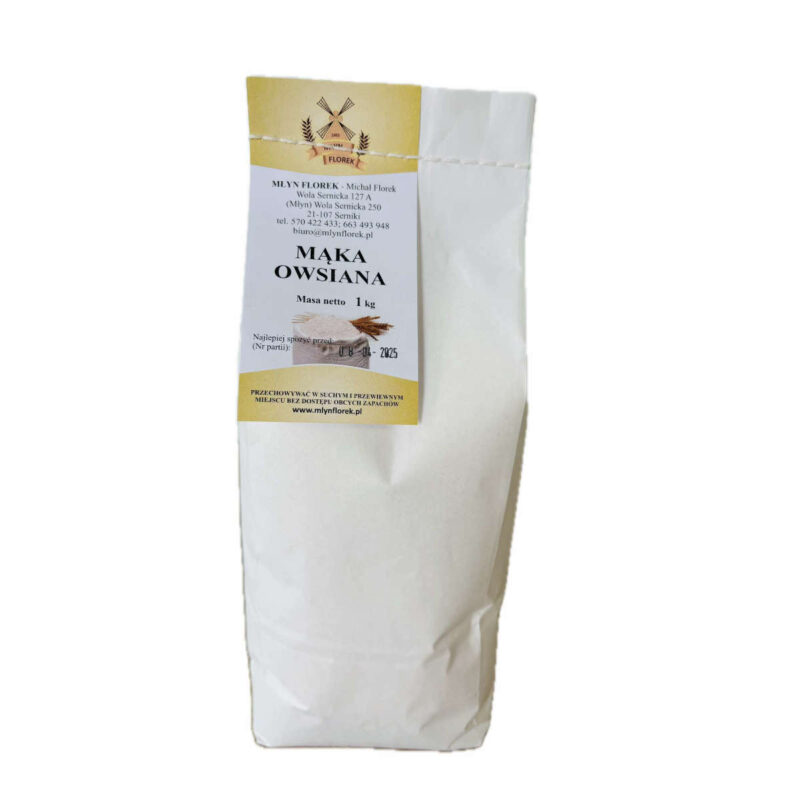 Mąka owsiana 1 kg.
