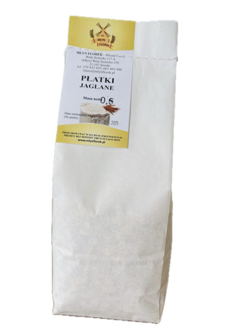 Płatki jaglane 500g.