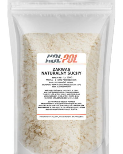 Zakwas naturalny pszenny suchy 100 g.