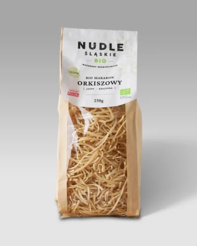Nuddle Śląskie Eko Makaron orkiszowy “krajanka” 250 g.