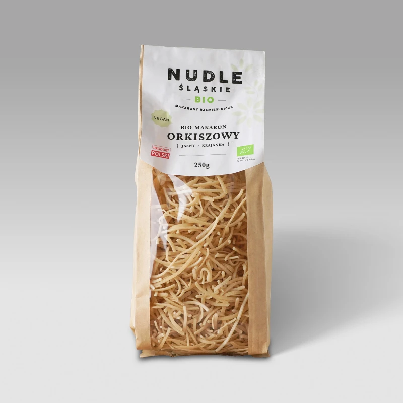 Nuddle Śląskie Eko Makaron orkiszowy “krajanka” 250 g.