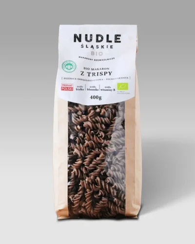 Nuddle Śląskie Eko Makaron z trispy 400g.